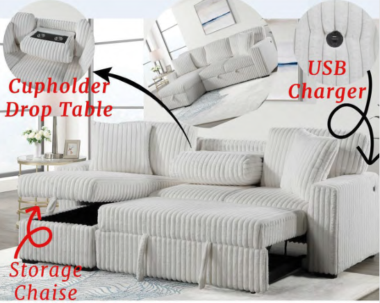 3441 China Market Depot 3441 Sectional