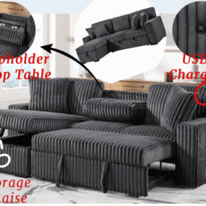 Popup sleeper charcoal